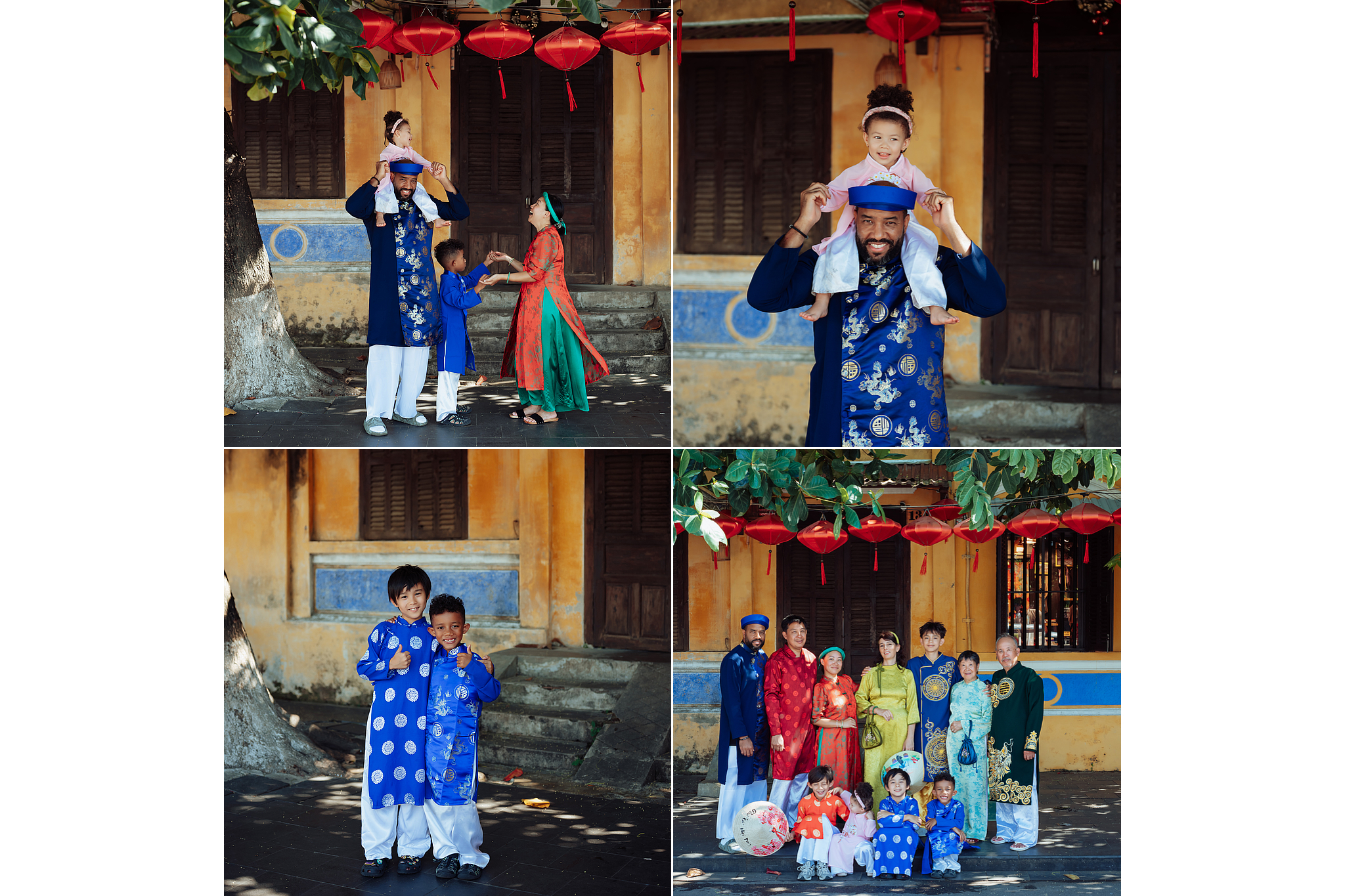 A beautiful family, a special time together, and lovely memories in Hoi An. ❤️